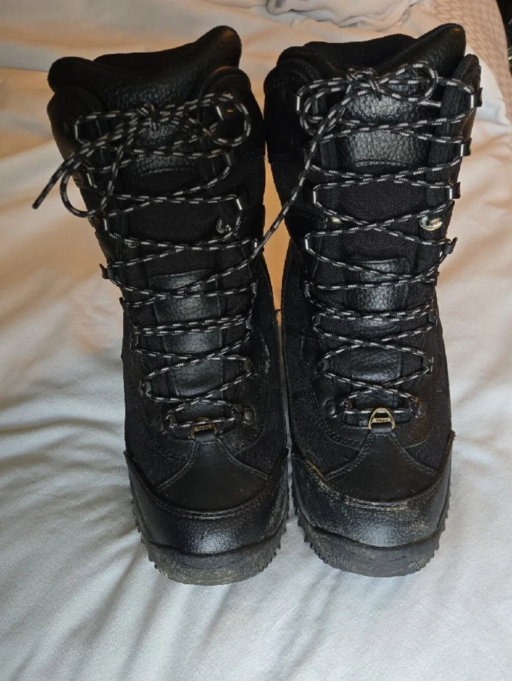 Cabela's Dry Plus Thinsulate Ultra Men Black Leather Snow Hunting Boots Sz 10 D
